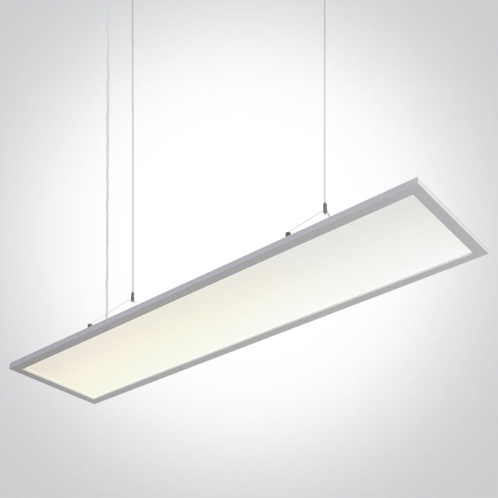 Бял 50W Вградено осветително тяло+UPLIGHT 30x150 PANEL UGR19 CCT (регулируем цвят на светлината) IP20 230V