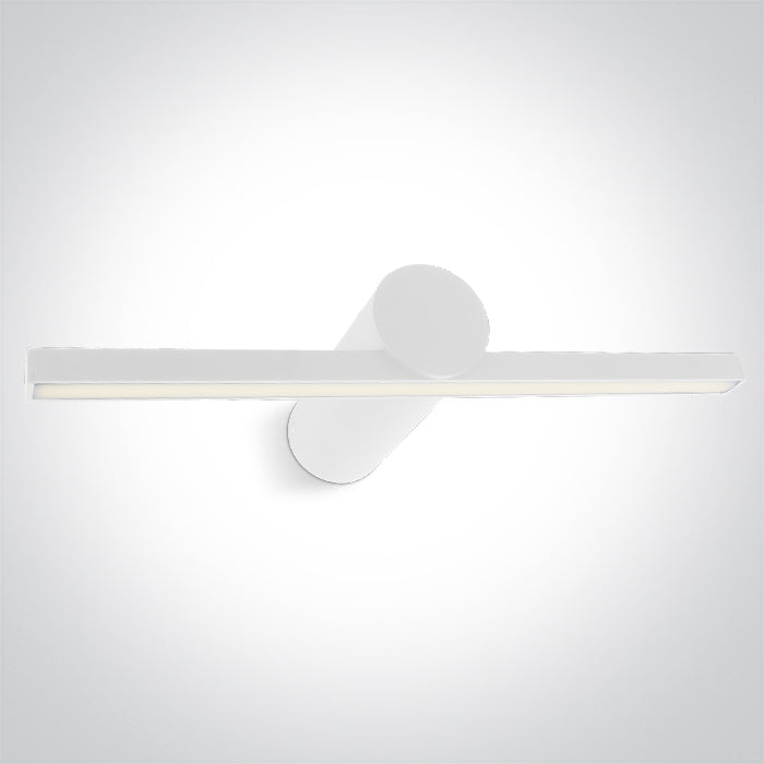 Бял LED Баня / Стенно осветително тяло (аплик) 8W WW (топло бяло) IP44 230V