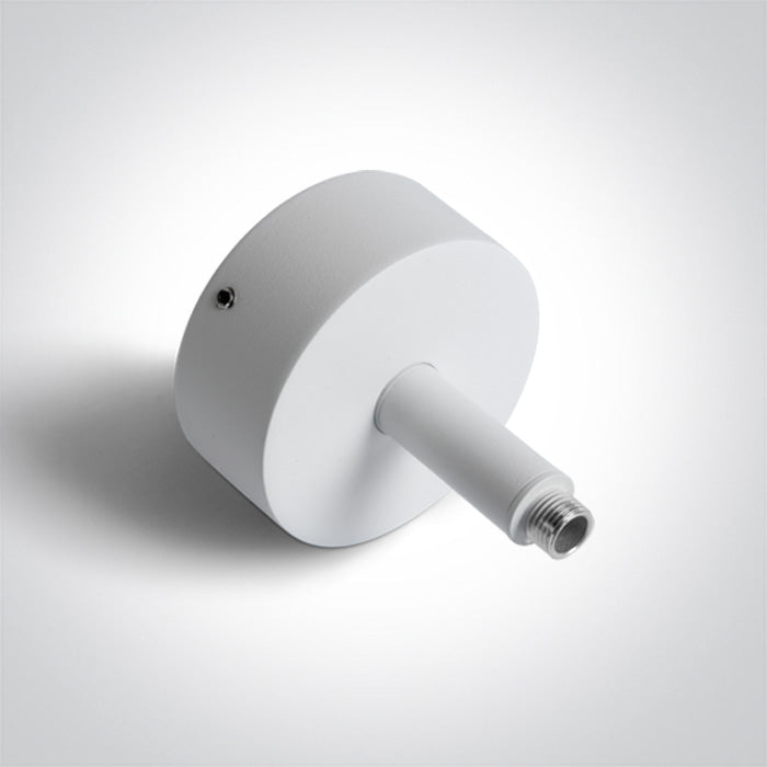 Бял P&P За открит монтаж ROD 7 см IP20