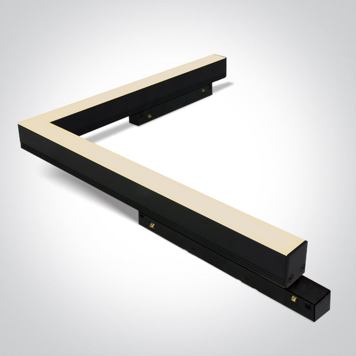 Черен 16W CORNER LIGHT CCT (регулируем цвят на светлината) 48V IP20 MINI/MIDI