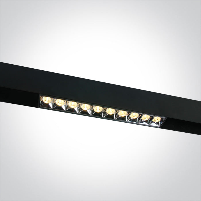 Черен 22W CCT (регулируем цвят на светлината) 48V IP20 MAXI