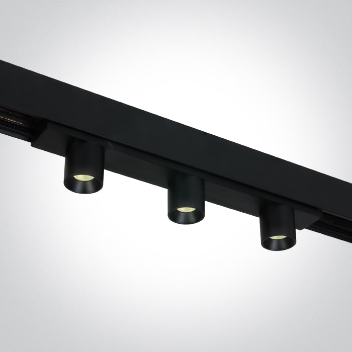 Черен 3x2W WW (топло бяло) 48V IP20 MINI/MIDI