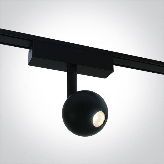 Черен 7W 48V CCT (регулируем цвят на светлината) IP20 Регулируем FLAT MAGNETIC