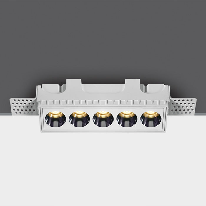 Бял Безрамков LED 12W WW (топло бяло) IP20 38° 230V Dark-Light (задълбочен оптичен конус)