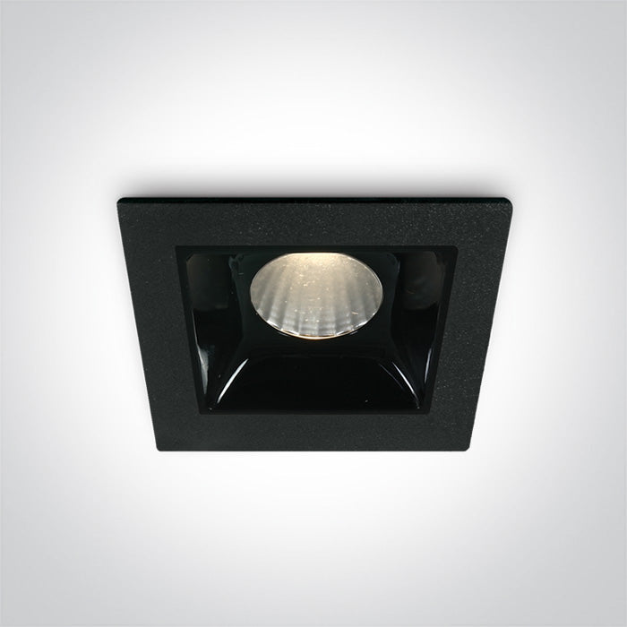 Черен 2W WW (топло бяло) IP20 700mA С димиране