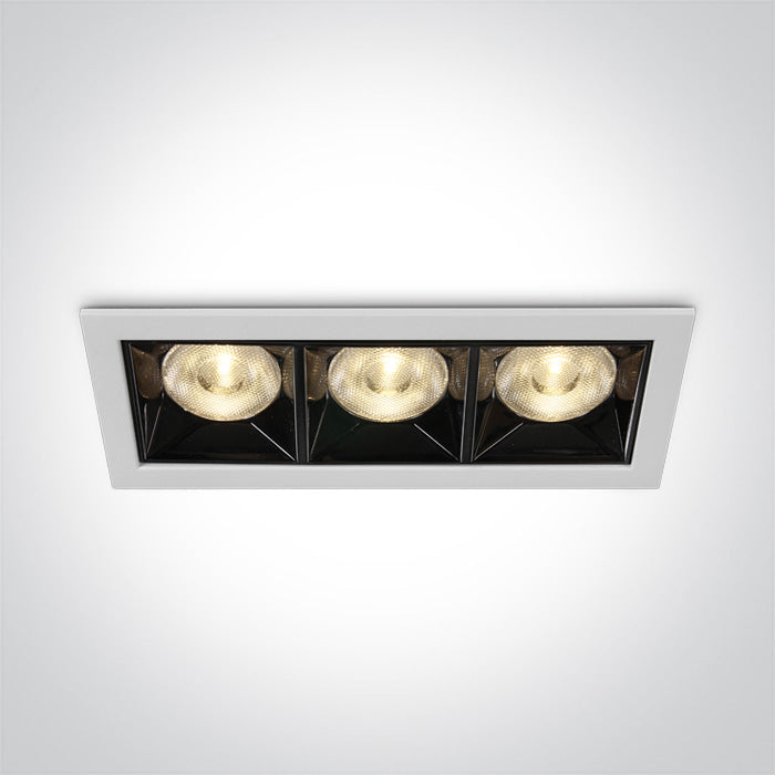 Бял LED 12W WW (топло бяло) 38° IP20 230V