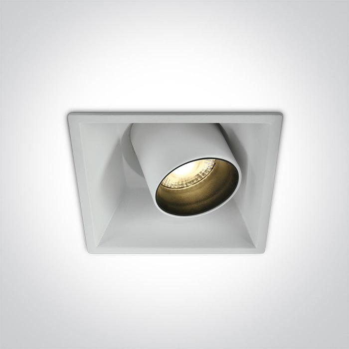 Бял COB 11W WW (топло бяло) IP20 38° 230V Регулируем Dark-Light (задълбочен оптичен конус)