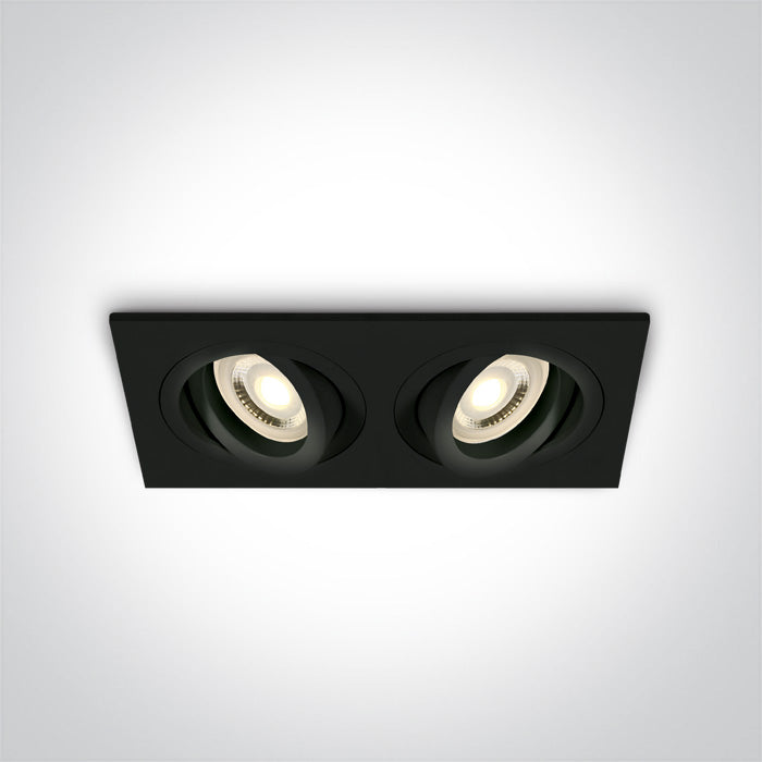 Черен GU10 2x10W