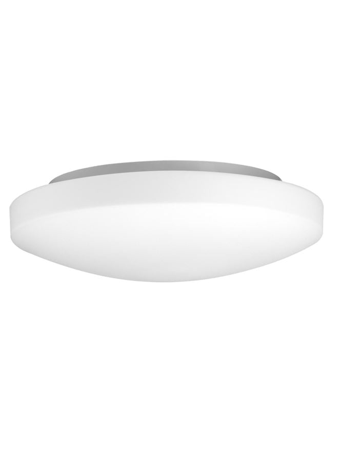 Висящо осветително тяло (пендел) IVI LED E27 12W Бяло опалово стъкло бял метал