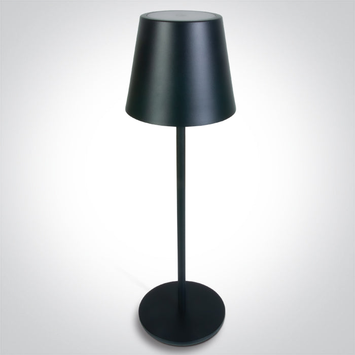 Черен 3,5W WW (топло бяло) TABLE Лампа RECHARGEABLE USB IP54 С димиране