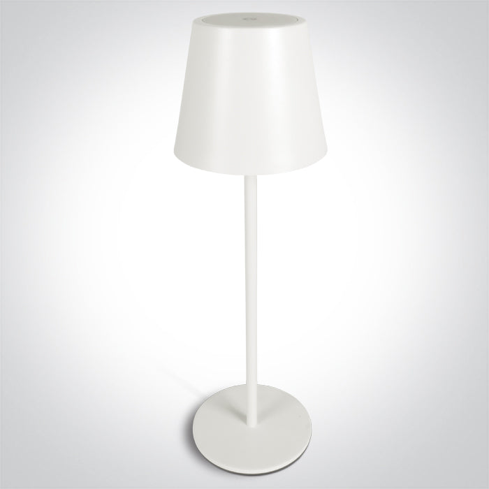 Бял 3,5W WW (топло бяло) TABLE Лампа RECHARGEABLE USB IP54 С димиране