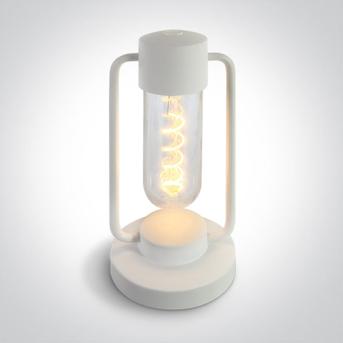 Бял LED 1,8W UWW TABLE Лампа RECHARGEABLE USB SOCKET IP65 С димиране