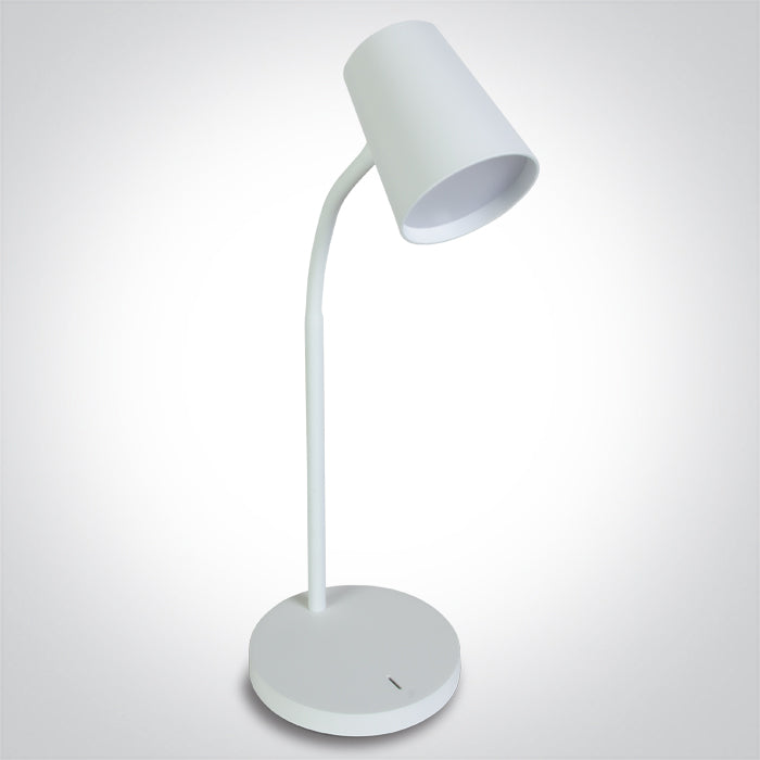 Бял TABLE Лампа LED 5W WW (топло бяло) С димиране 230V EU PLUG