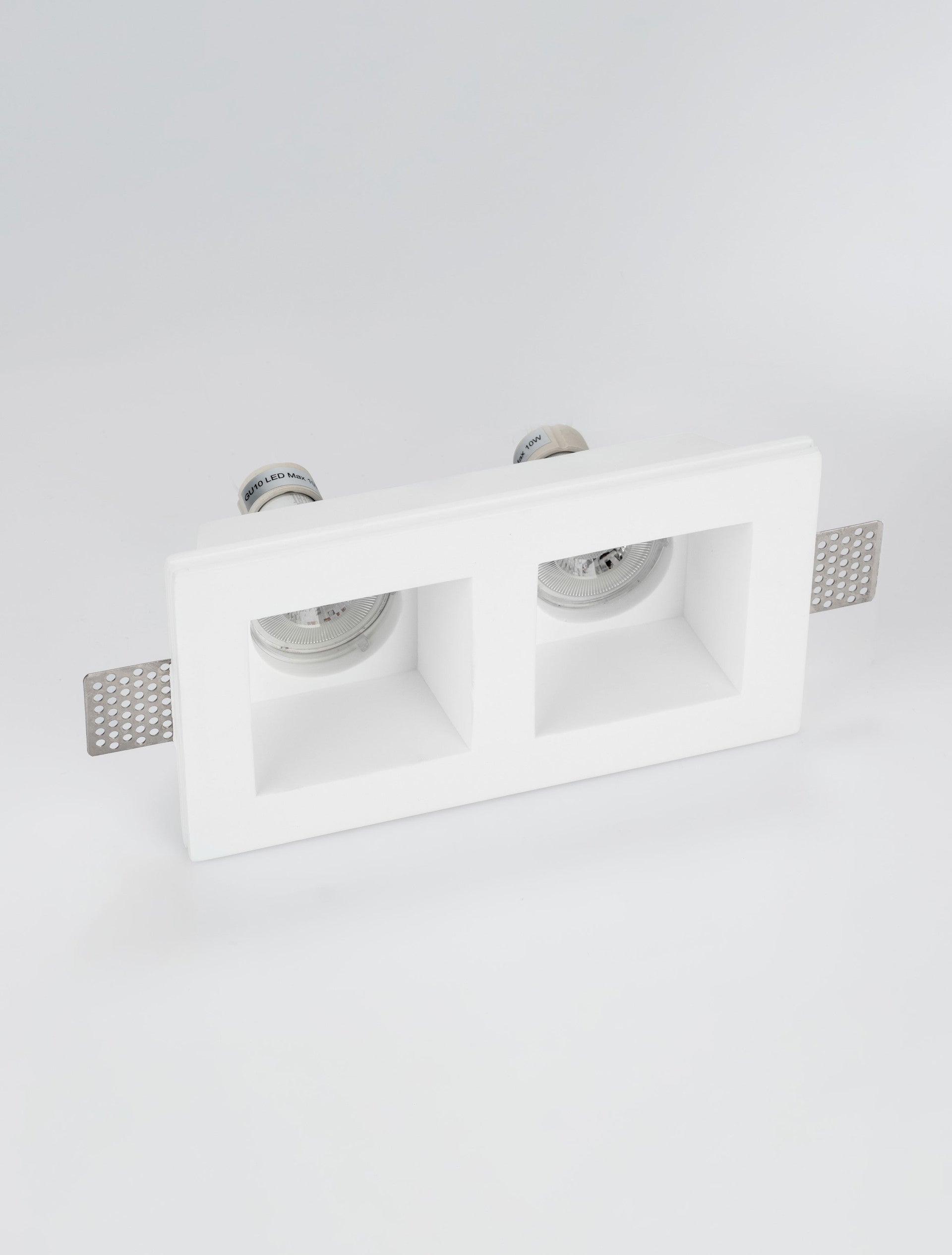 Вградено осветително тяло INSET 2x35W Бял гипс GU10