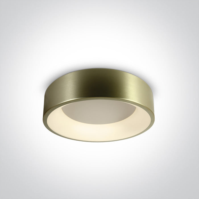 BRUSHED Месинг Плафон LED 32W WW (топло бяло) IP20 230V