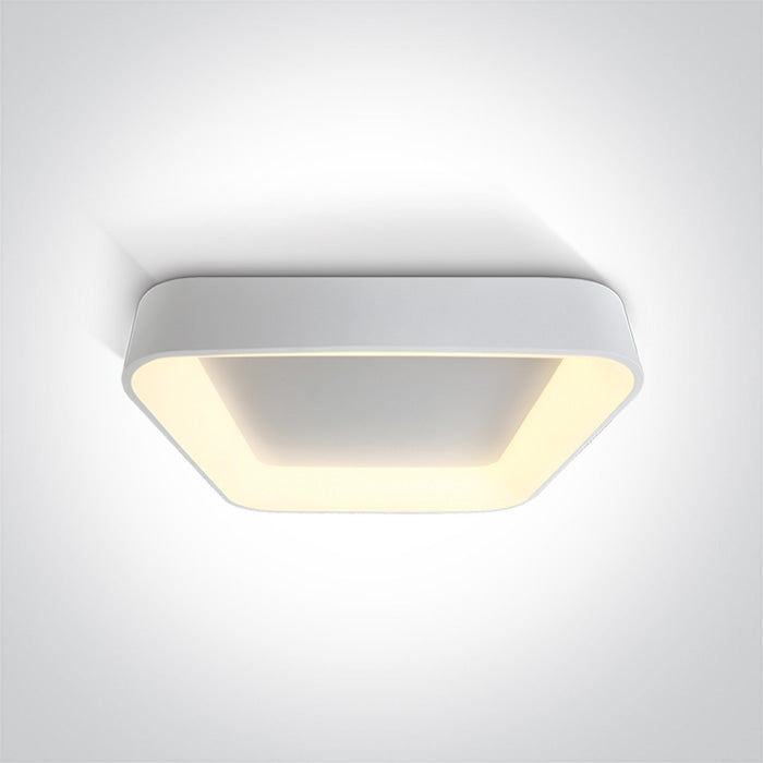 Бял SQUARE Плафон LED 50W WW (топло бяло) IP20 230V