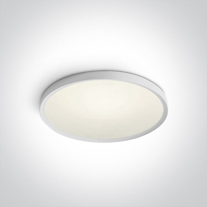Бял SUPER SLIM ROUND Плафон 40W CW (студено бяло) IP20 230V