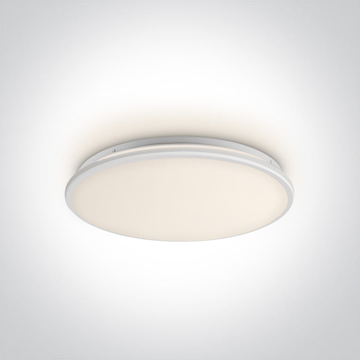 Бял LED Плафон 24W WW (топло бяло) IP20 230V