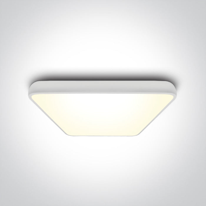 Бял SQUARE Плафон LED 62W WW (топло бяло) IP20 230V