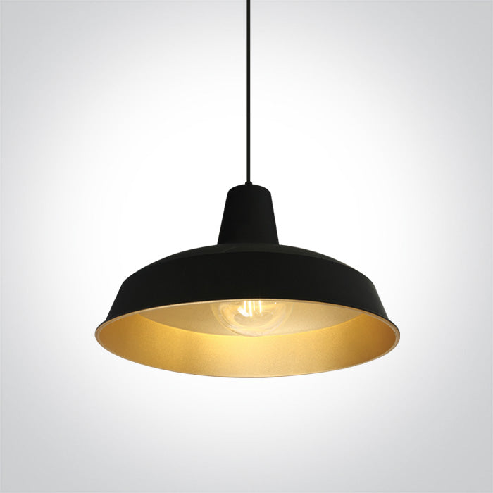 Черен E27 20W Месинг REFLECTOR