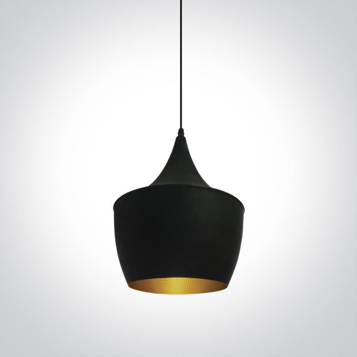 Черен E27 12W Месинг REFLECTOR