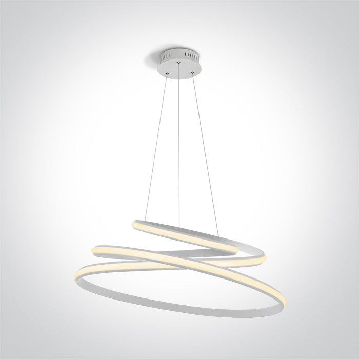 Бял LED 45W WW (топло бяло) IP20 230V