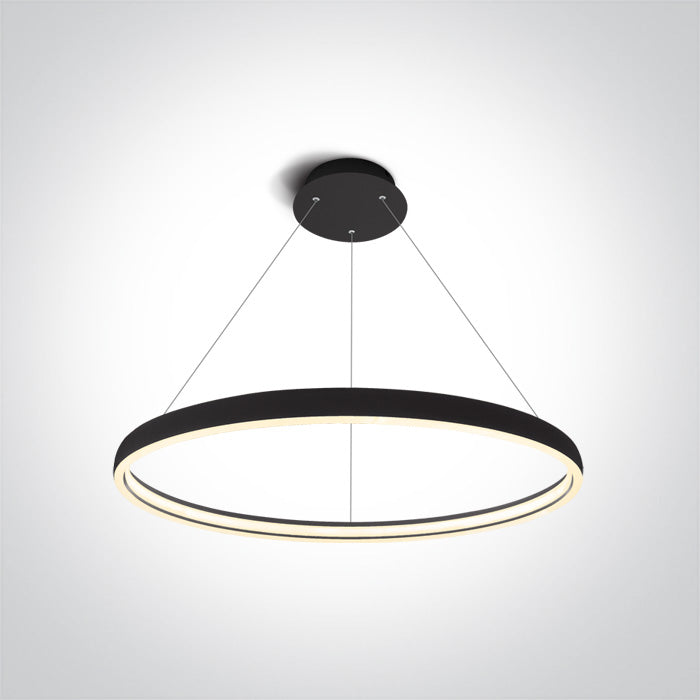 Черен LED 40W WW (топло бяло) IP20 230V