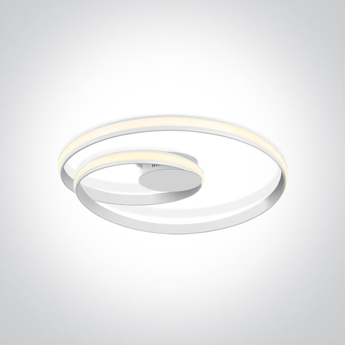 Бял LED Таванен плафон 30W WW (топло бяло) IP20 230V
