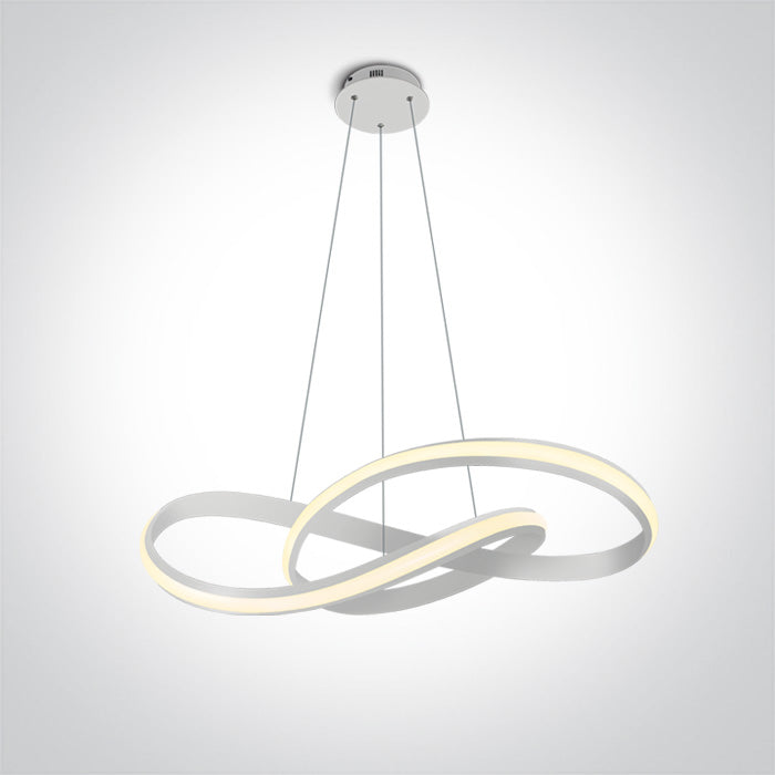 Бял Висящо осветително тяло (пендел) LED 30W WW (топло бяло) IP20 230V