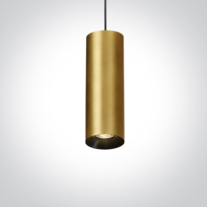 BRUSHED Месинг Висящо осветително тяло (пендел) GU10 10W Dark-Light (задълбочен оптичен конус)