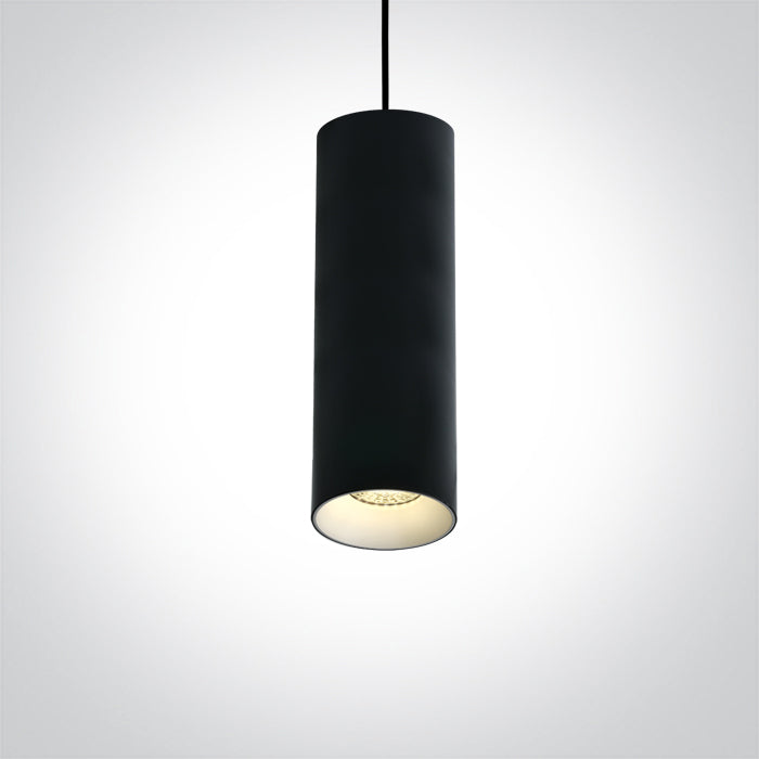 Черен Висящо осветително тяло (пендел) GU10 10W Dark-Light (задълбочен оптичен конус)