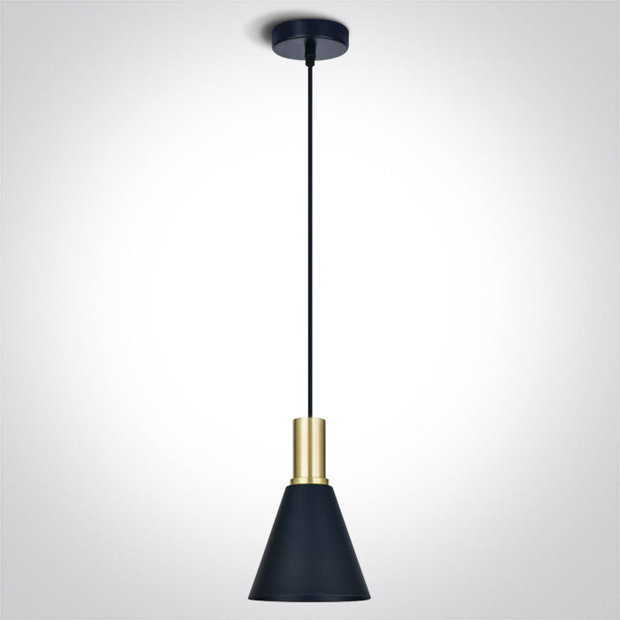 BRUSHED Месинг Черен SHADE 10W E27