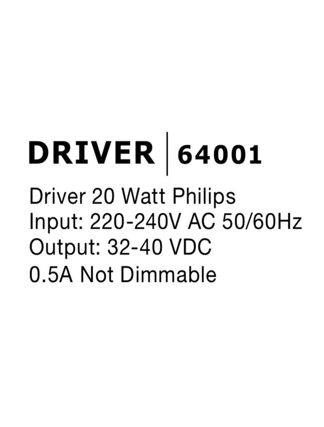 Аксесоар Philips драйвер 20W 0.5A 40V LPF 230V