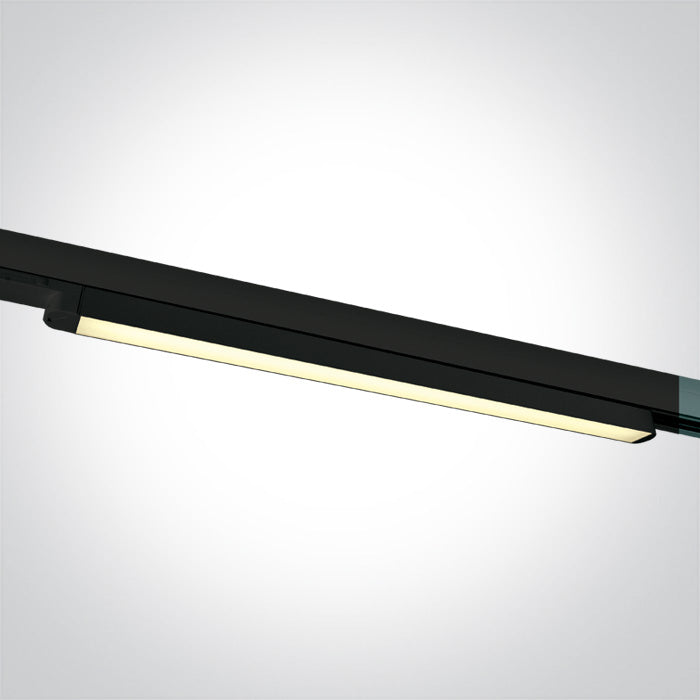 Черен 16W CCT (регулируем цвят на светлината) LINEAR Шинно осветително тяло 100-240V
