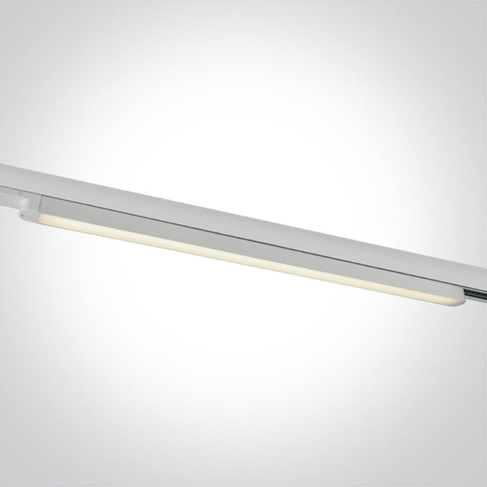 Бял 25W CW (студено бяло) LINEAR Шинно осветително тяло 100-240V