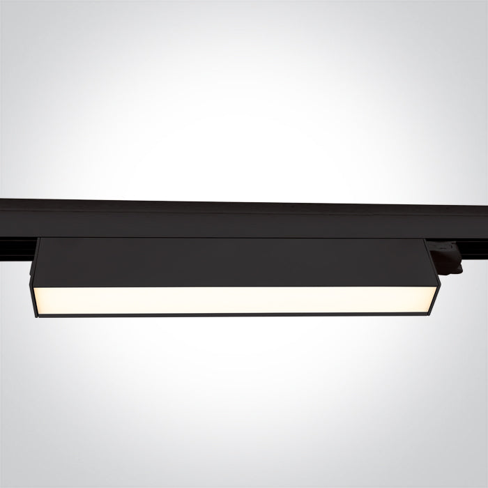 Черен 24W CCT (регулируем цвят на светлината) LINEAR Шинно осветително тяло 230V IP20