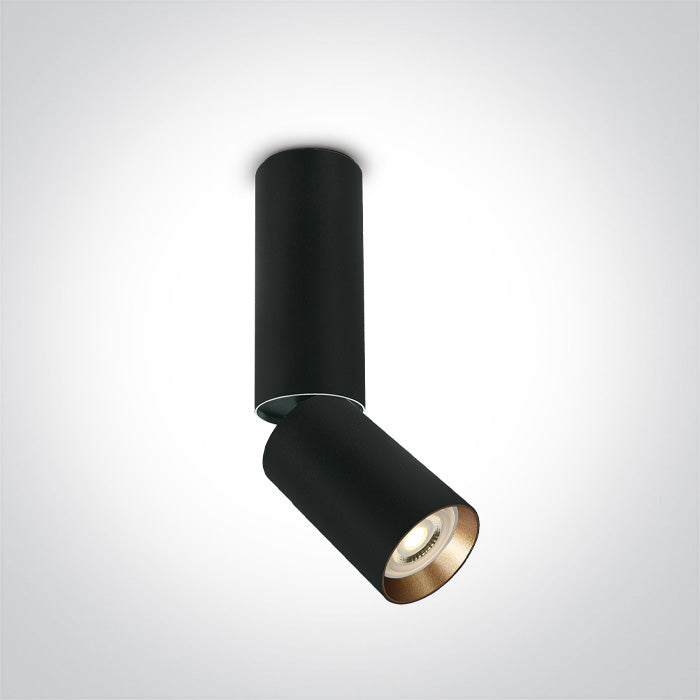 Черен GU10 10W Dark-Light (задълбочен оптичен конус)