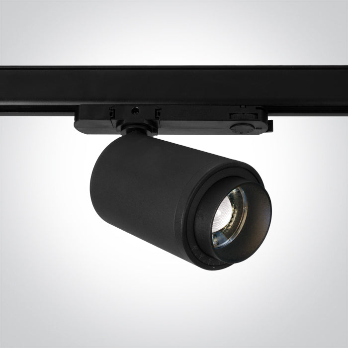 Черен COB 30W CW (студено бяло) Шина Спот 20-60° Регулируем BEAM 230V