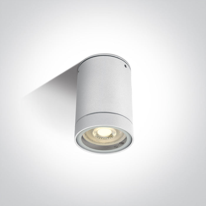 Бял CYLINDER GU10 10w IP54