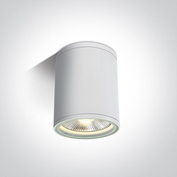 Бял CYLINDER PAR30 E27 20W IP54