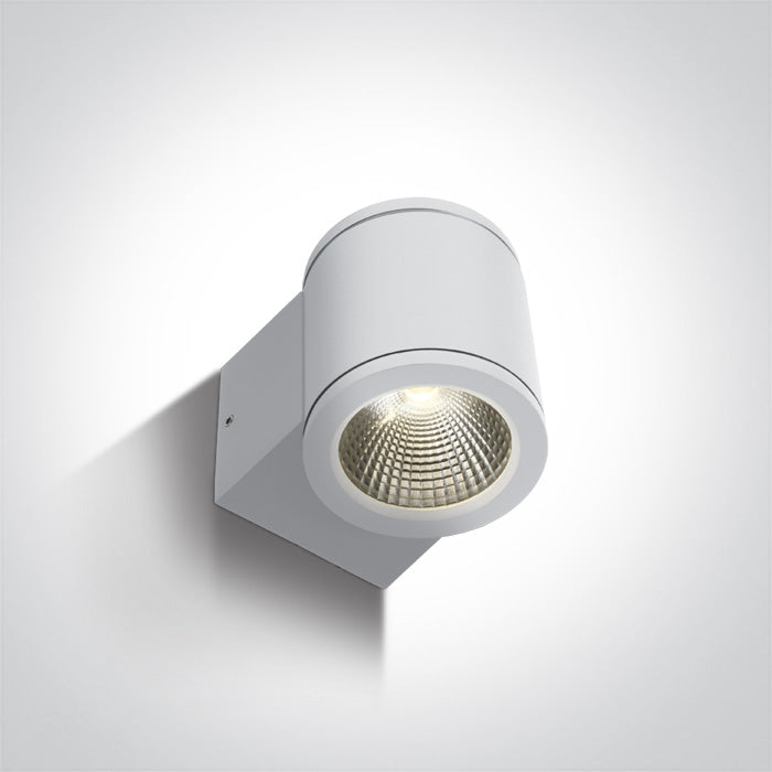 Бял COB 6W WW (топло бяло) IP54 100-240V