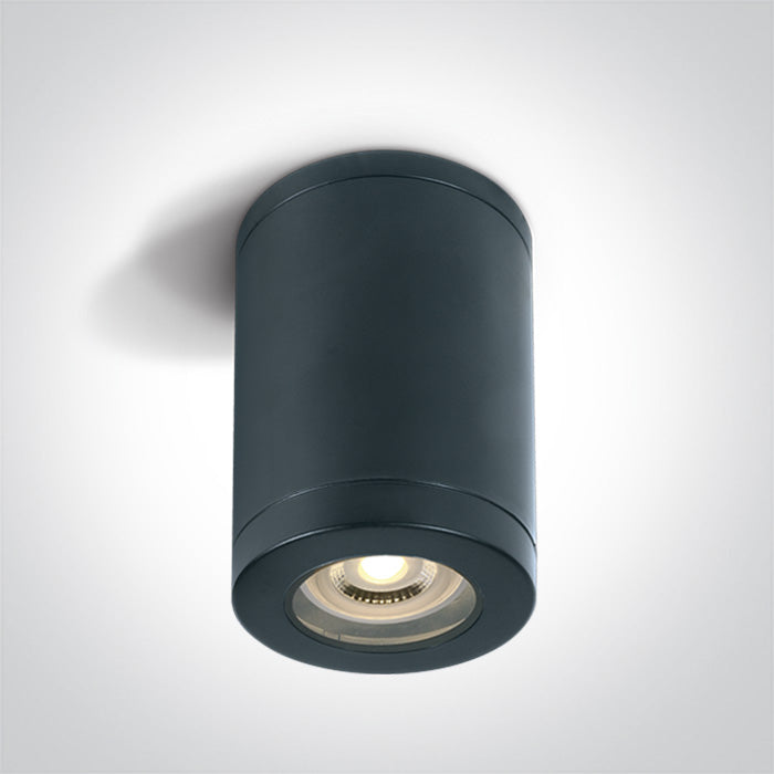 Черен CYLINDER GU10 6W IP65