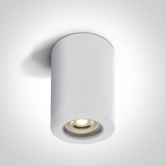Бял CYLINDER GU10 6W IP65