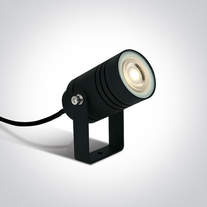 Черен Градинско Спот GU10 10W IP65