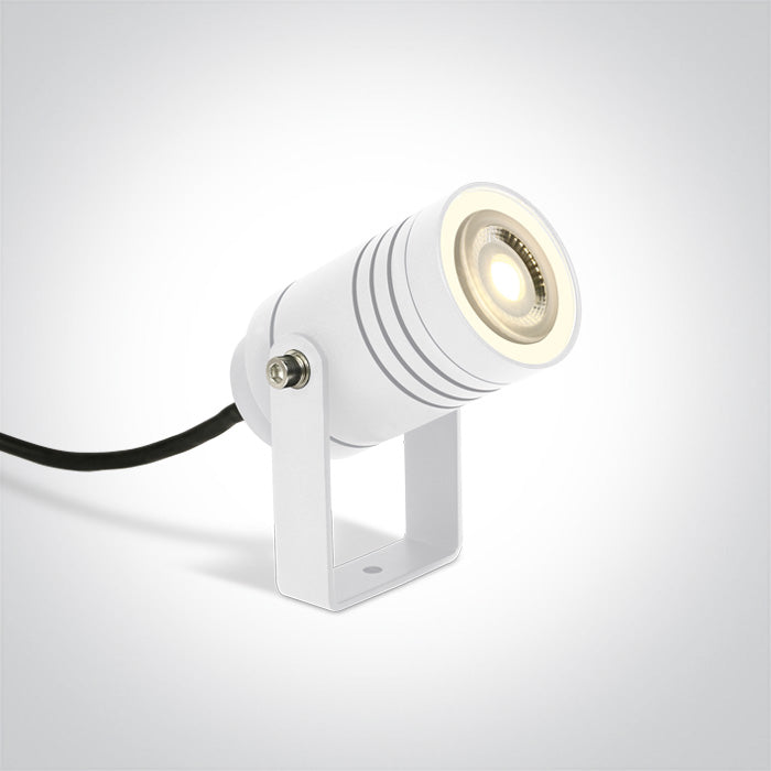 Бял Градинско Спот GU10 10W IP65