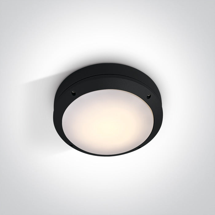 Черен IP54 E27 12W
