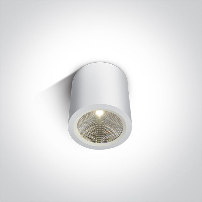 Бял COB LED 10W WW (топло бяло) IP54 60d 230V