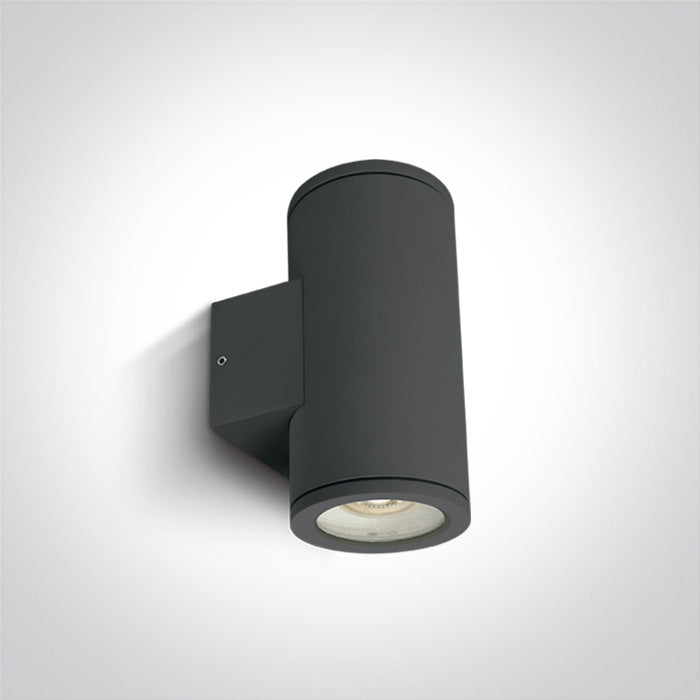 Антрацит WALL GU10 2x10W IP54