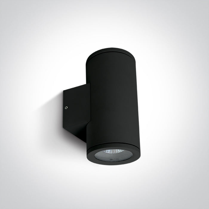 Черен WALL GU10 2x10W IP54