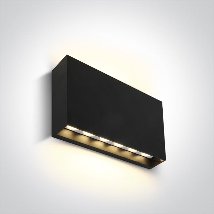 Антрацит Стенно осветително тяло (аплик) 2x6W CCT (регулируем цвят на светлината) IP65 230V